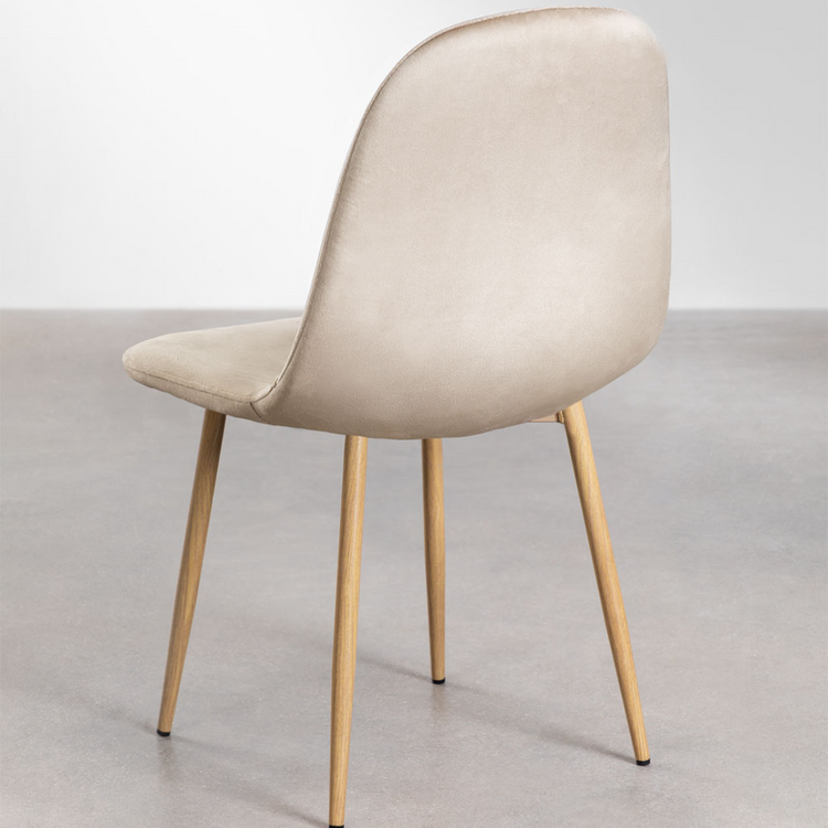 Silla Isy | Terciopelo & Metal