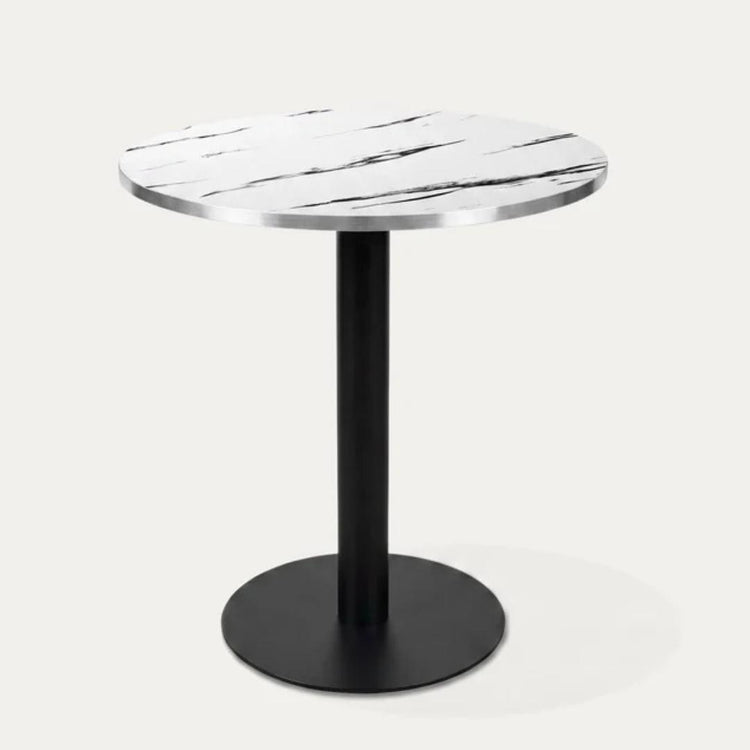 Mesa Redonda Roma Blanco 60cm | Efecto Mármol