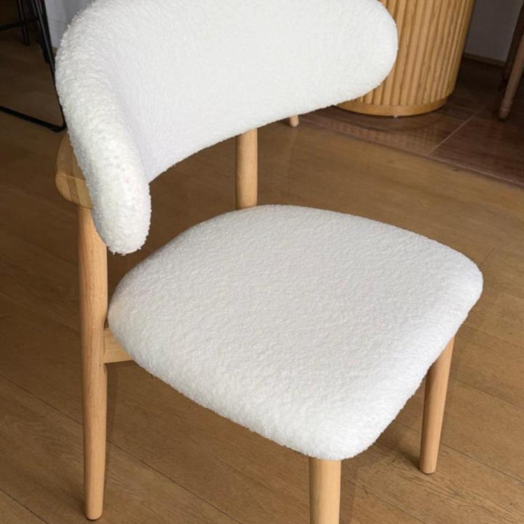 Silla Makena Beige | Madera y Tela