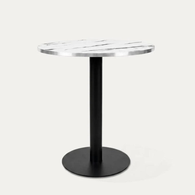 Mesa Redonda Roma Blanco 60cm | Efecto Mármol