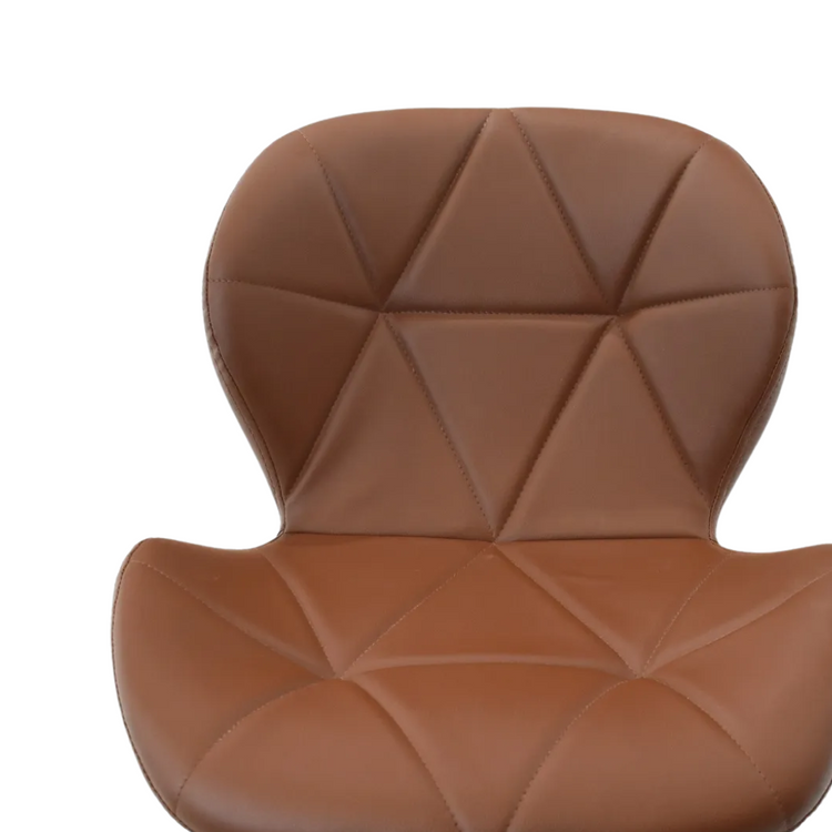 Pack 4 Sillón Rubik Café | Ecocuero & Madera