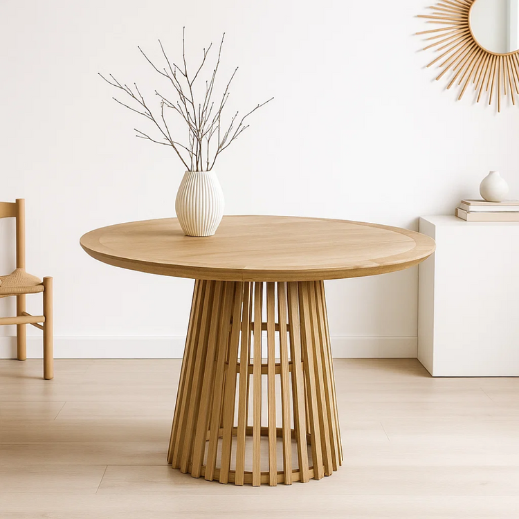 Mesa Redonda Konna D120 cm | Madera Natural
