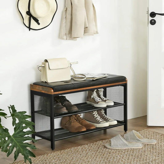 Banqueta Zapatero Waco | Eco Cuero