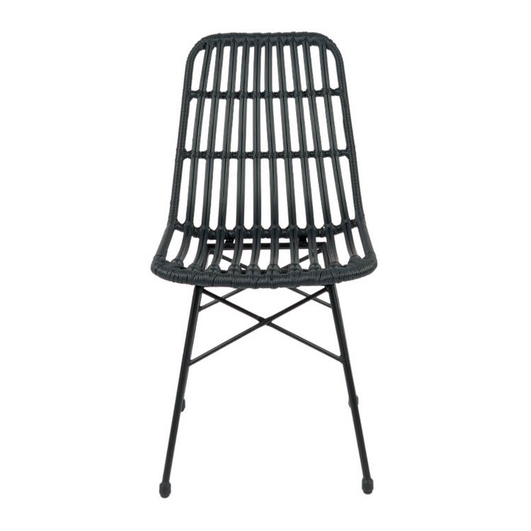 Silla Grecia Negro | Diseño en Rattan