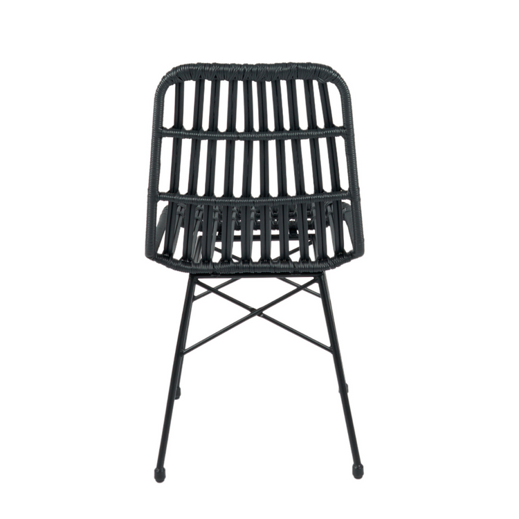 Silla Grecia Negro | Diseño en Rattan