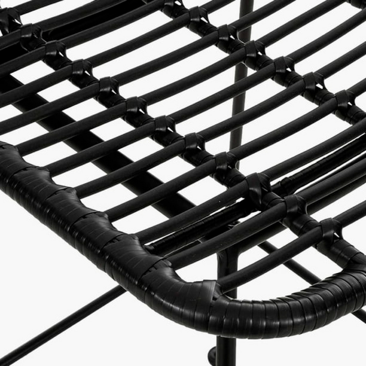 Silla Grecia Negro | Diseño en Rattan
