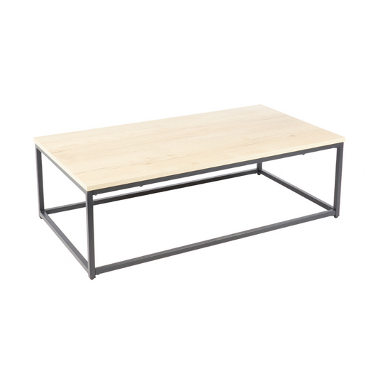 Mesa de Centro Camel: Madera Natural, Diseño Minimalista