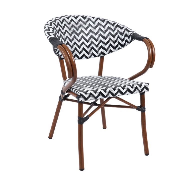 Silla Parisina Bondi | Rattan Con Reposabrazos