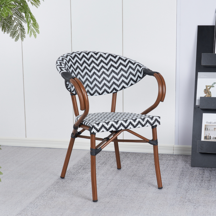Silla Parisina Bondi | Rattan Con Reposabrazos