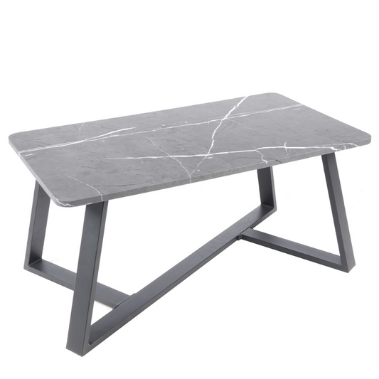 Mesa de Centro Filippa Mármol y Metal, Moderna y Versátil