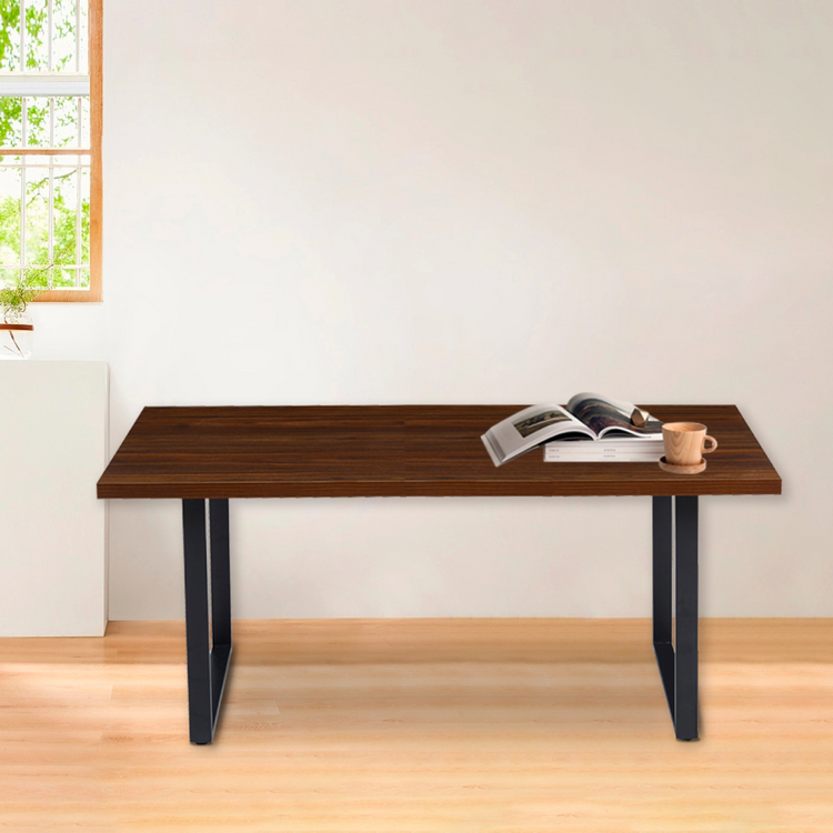 Mesa Rectangular Ámbar Oscura 140x90 | Estilo Industrial