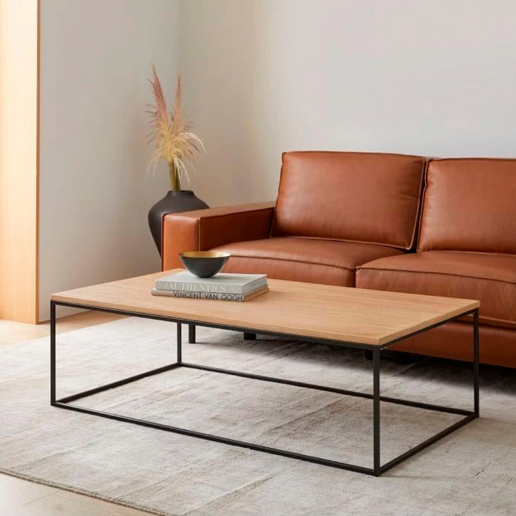 Mesa de Centro Camel | Madera y Metal