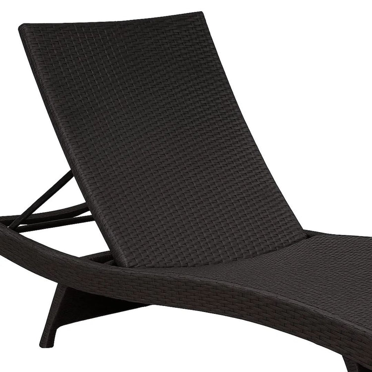Pack 2 Reposera Cairo Rattan Sintetico | Terraza o Piscina