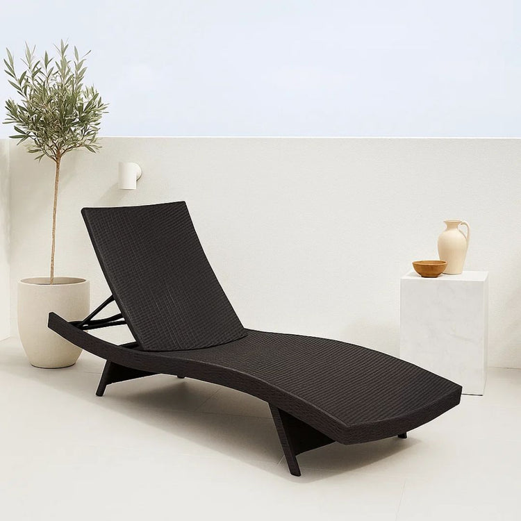 Pack 2 Reposera Cairo Rattan Sintetico | Terraza o Piscina