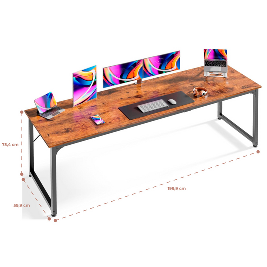 Escritorio Renzo 200cm | Amplio y Resistente