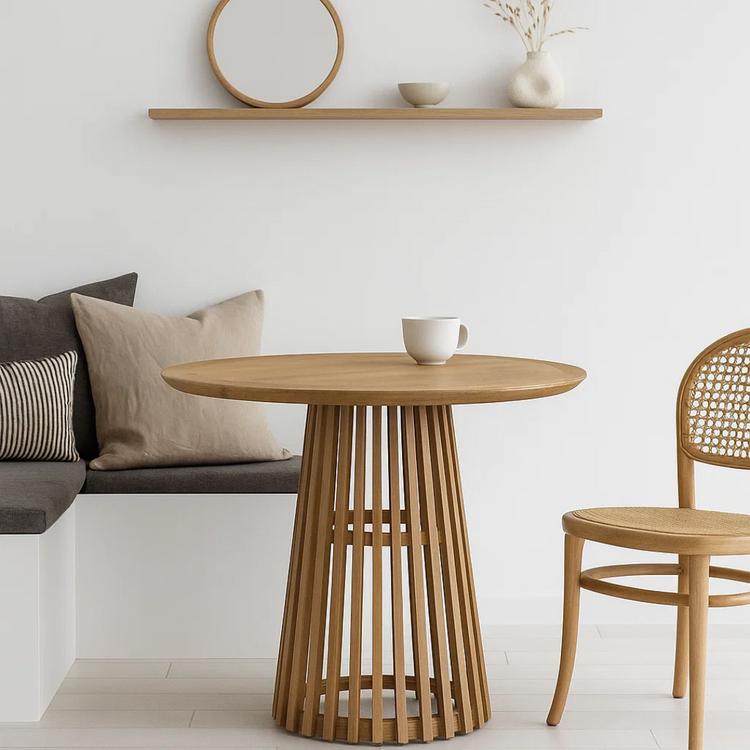 Mesa Redonda Konna D100 cm  | Madera Natural