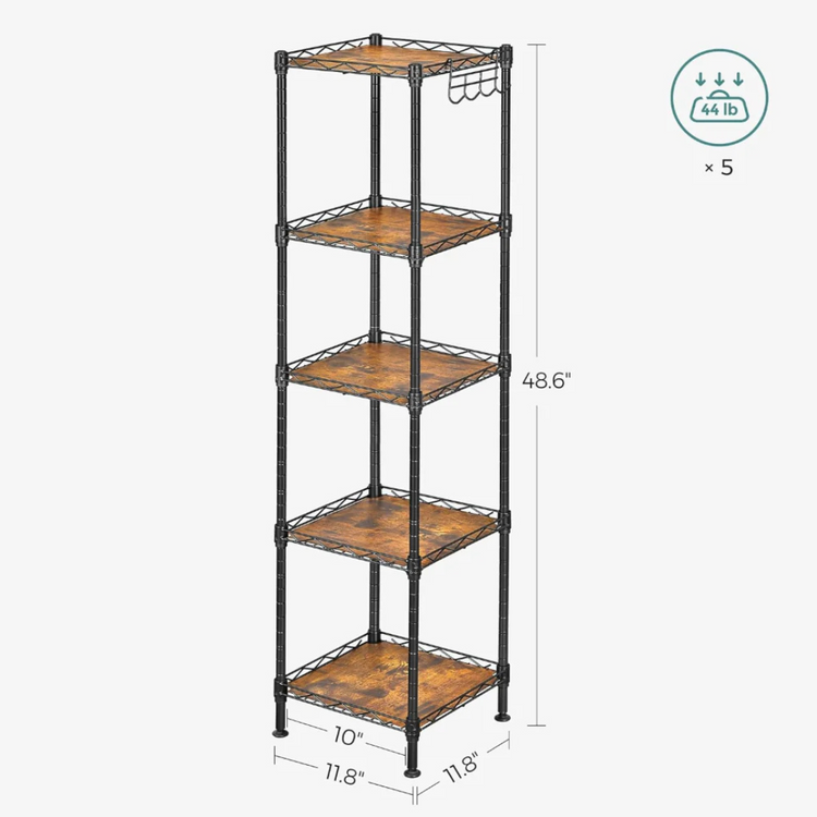Estante Organizador Vicky |  Ajustable 5 Niveles