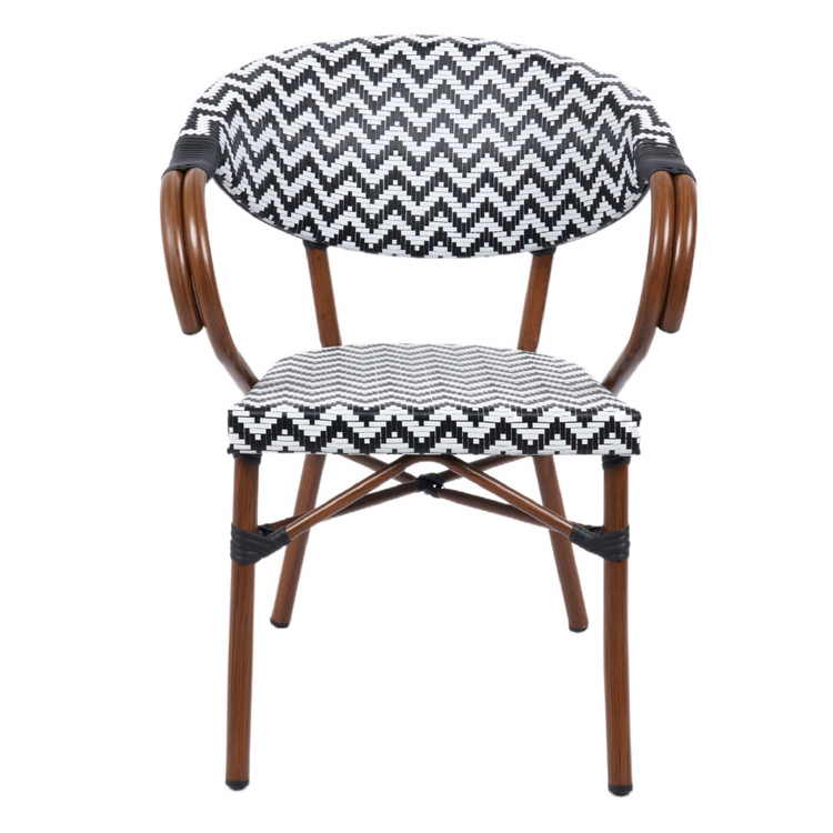 Silla Parisina Bondi | Rattan Con Reposabrazos