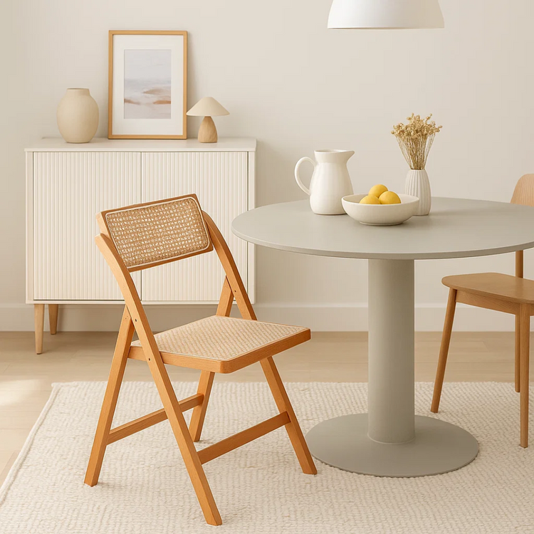 Silla Plegable Zorba | Madera Rattan