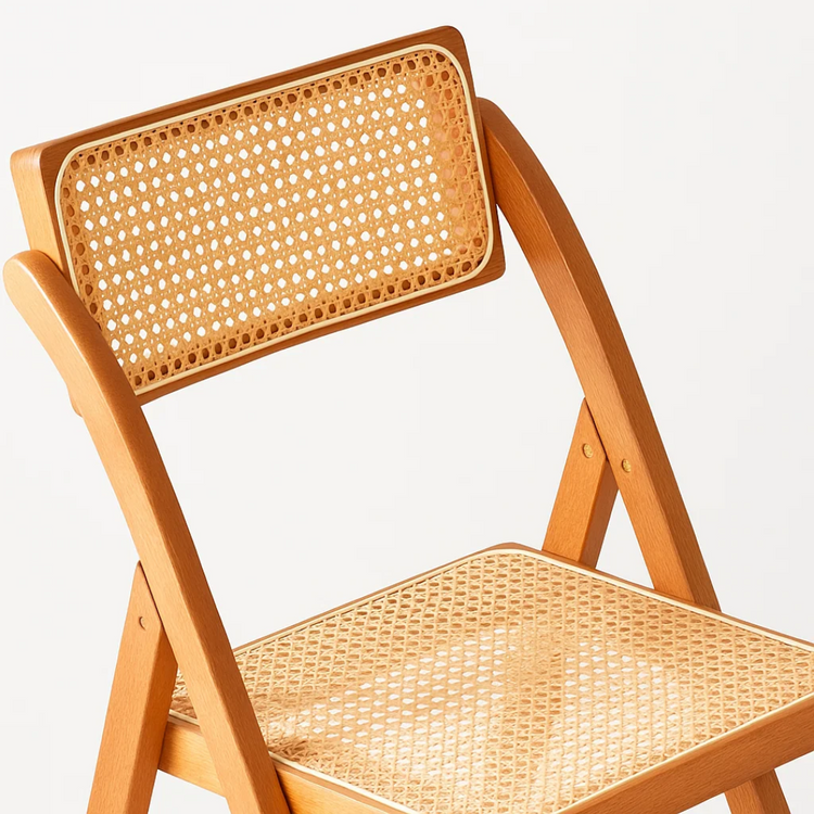 Silla Plegable Zorba | Madera Rattan