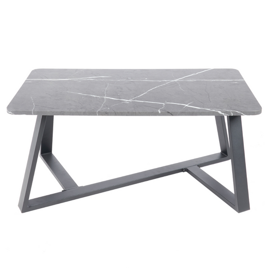Mesa de Centro Filippa Mármol y Metal, Moderna y Versátil