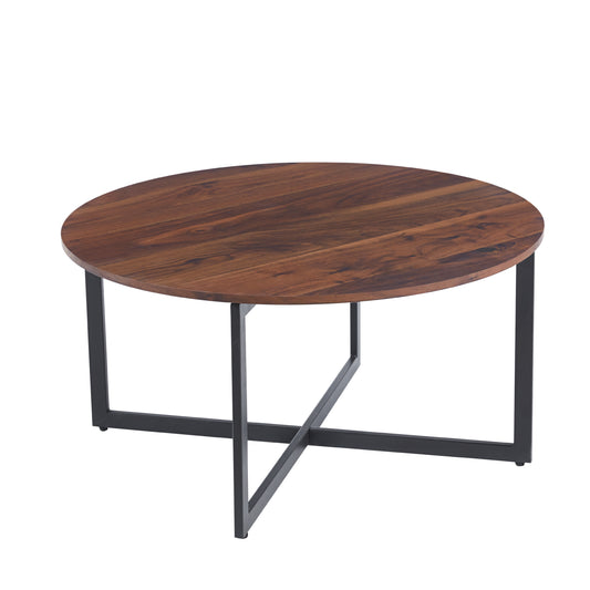 Mesa de Centro Redonda Naomi: Estilo Clásico para tu Living