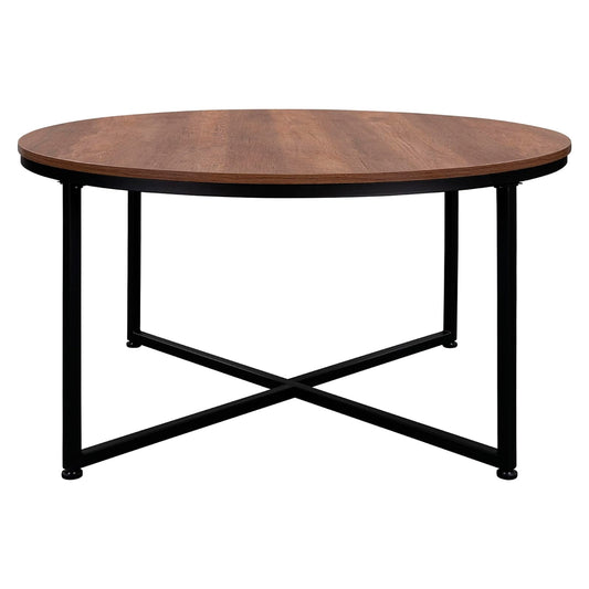 Mesa de Centro Redonda Naomi: Estilo Clásico para tu Living