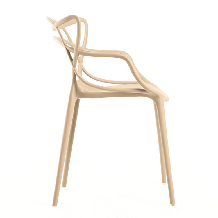 Pack 4 Sillas Masters Beige | Ideal Terraza y Interior