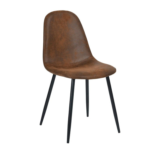 Silla Isidora  Ecocuero Café | Elegancia y Comodidad