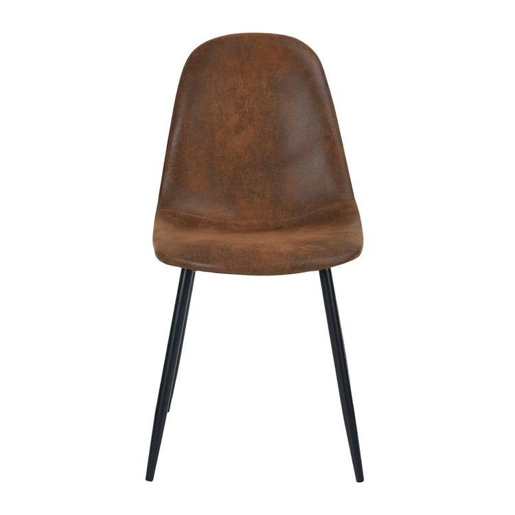 Pack 4 Silla Isidora  Ecocuero Café | Elegancia y Comodidad