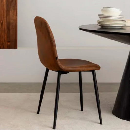 Silla Isidora  Ecocuero Café | Elegancia y Comodidad