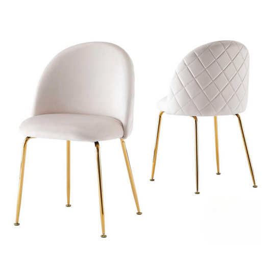 Silla Adela | Elegante y Cómoda | Diseño Clásico Dorado
