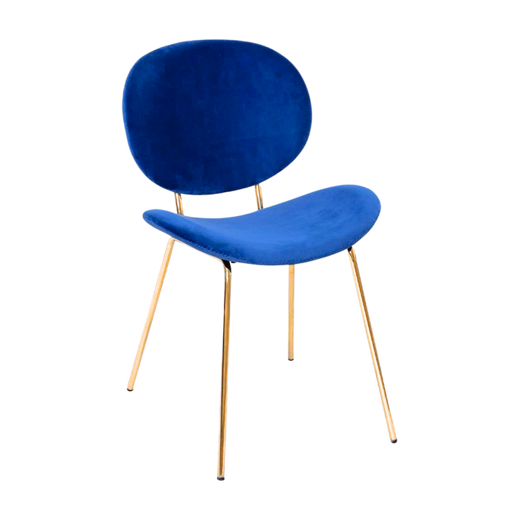 Sillón Angelica Azul | Terciopelo | Diseño Único