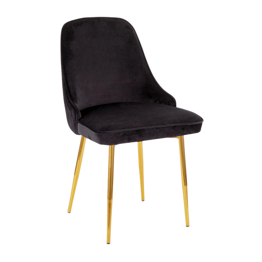 Sitial Paris Negro | Terciopelo | Elegancia y Confort