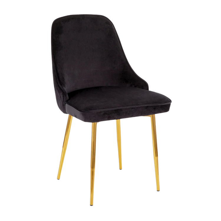 Sitial Paris Negro | Terciopelo | Elegancia y Confort