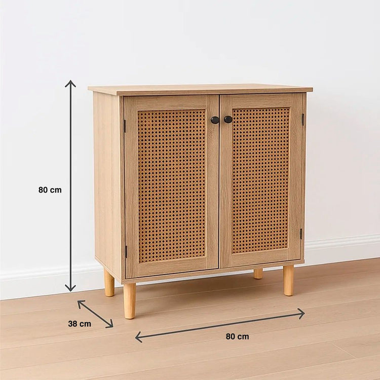 Cómoda Lorenza | Rattan & Madera