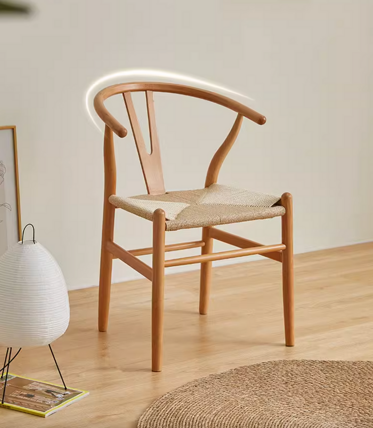 Pack 2 Silla Wishbone Nórdica | Madera Natural