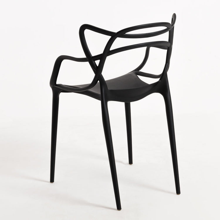 Pack 4 Sillas Masters Negras | Ideal Terraza y Interior