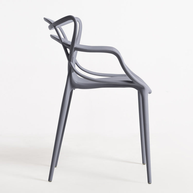 Pack 4 Sillas Masters Gris | Ideal Terraza y Interior