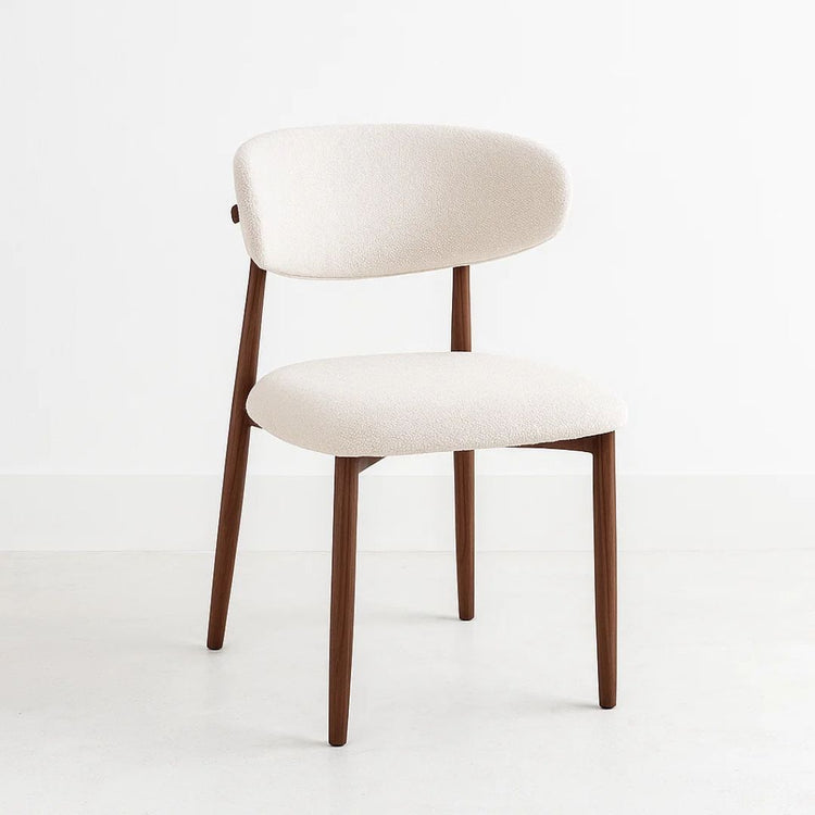 Silla Melfort Beige | Metal y Tela