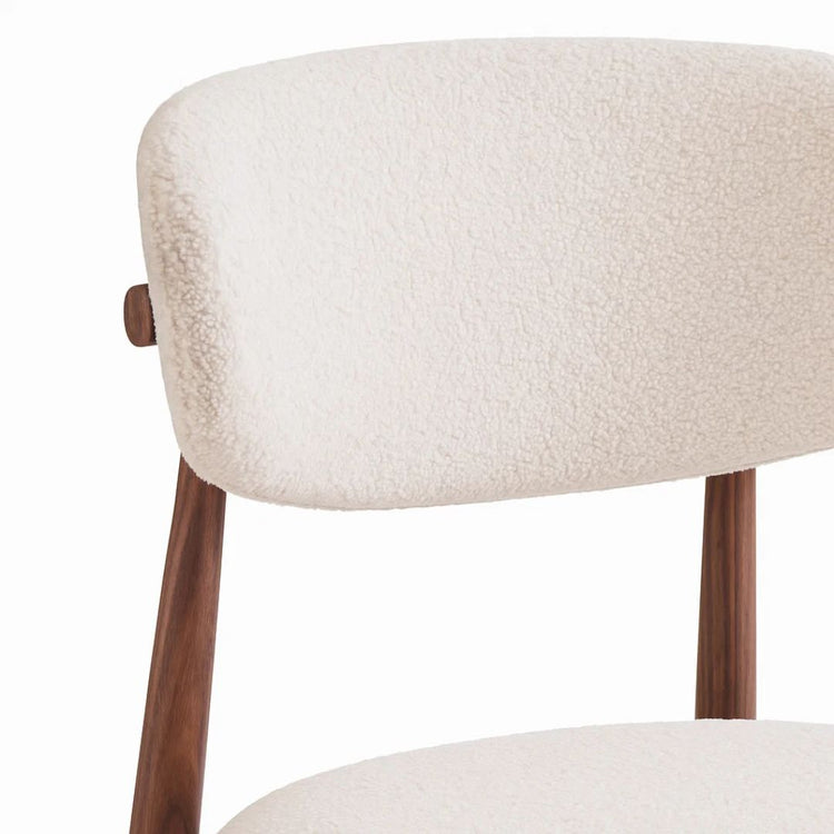 Silla Melfort Beige | Metal y Tela