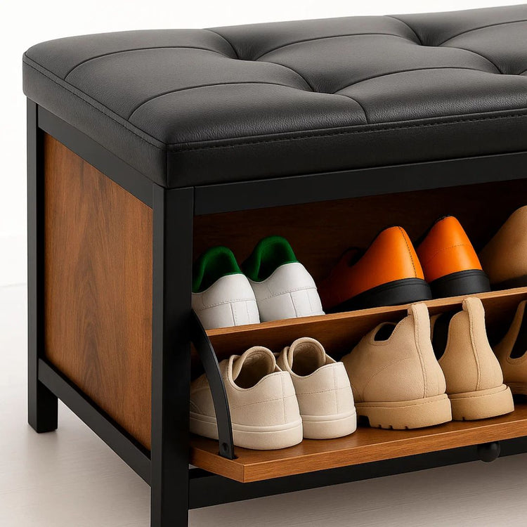 Zapatero Banqueta Clovis | Asiento Acolchado