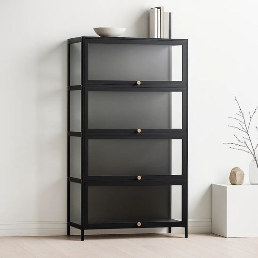 Vitrina Estante Toronto | Bambú Negro