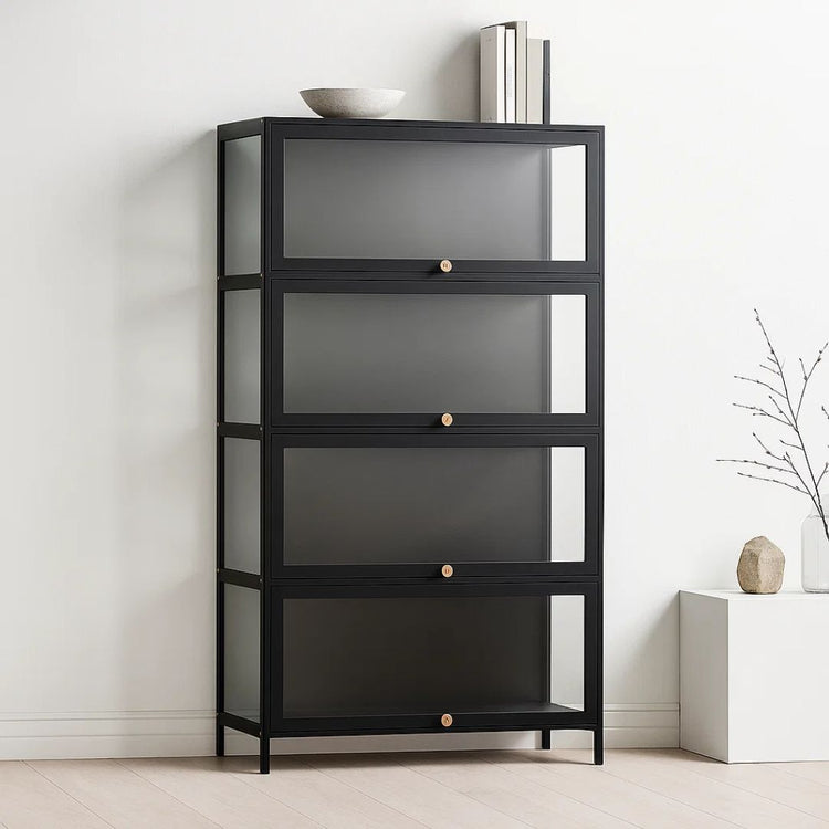 Vitrina Estante Toronto | Bambú Negro