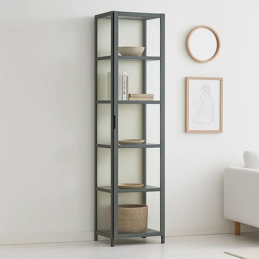 Vitrina Estante Toppo | Bambú Gris
