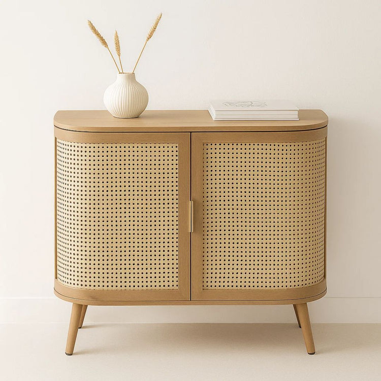 Cómoda Marian | Rattan & Madera