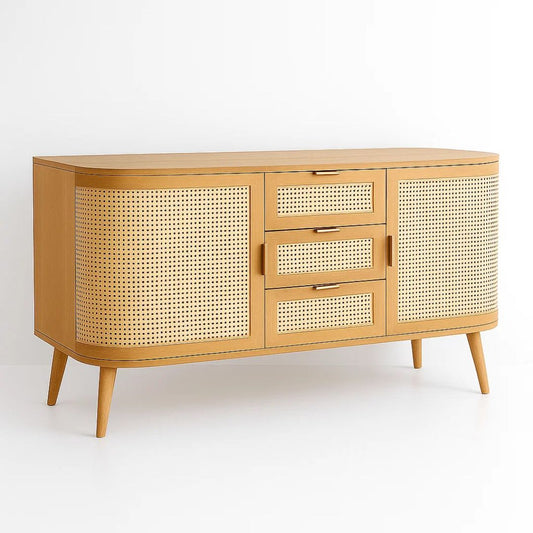 Rack Marian | Rattan & Madera