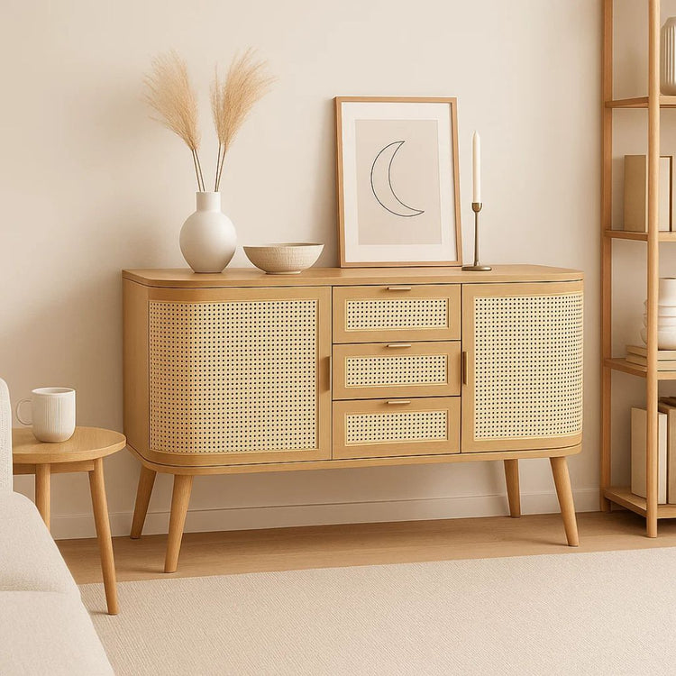 Rack Marian | Rattan & Madera