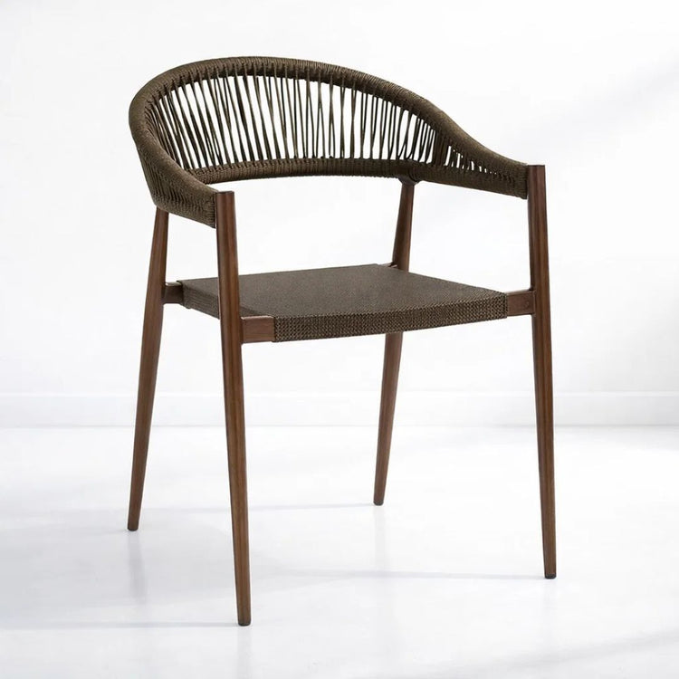 Silla de Terraza Cordova | Aluminio & Rattan
