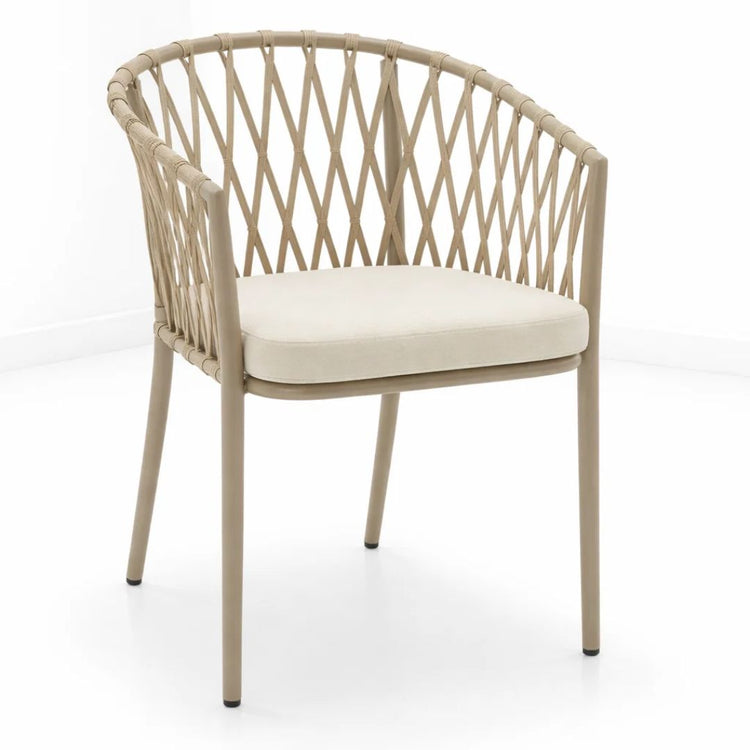 Silla de Terraza Artena | Aluminio y Cuerda